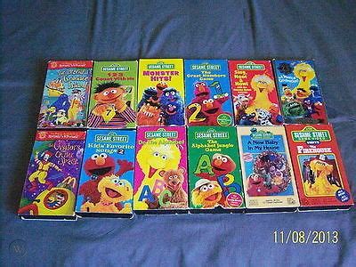 Sesame Street Family Video Collection Vhs