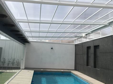 Cubierta Para Piscina Alta Abrisol Corredera Fija De Aluminio