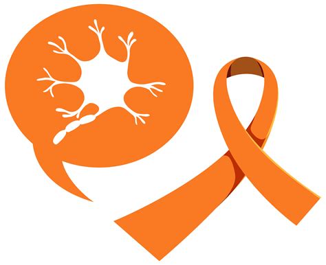 Orange Ribbon Leukemia And Multiple Sclerosis Awareness 1426644 Vector