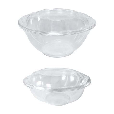 CLEAR PLASTIC SALAD BOWL WITH LID | Sahara Distribution