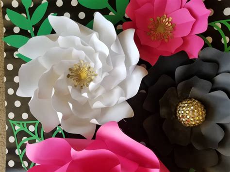 Piece Kate Spade Paper Flower Backdrop Decor Etsy