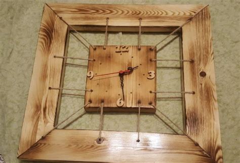 Pin By Atalanya On Woodworking Wood Clock Design Diy Clock Wall