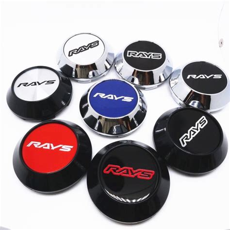 4Pcs 68Mm 62Mm For Rays Racing Wheel Center Hub Cap Caps Car Styling