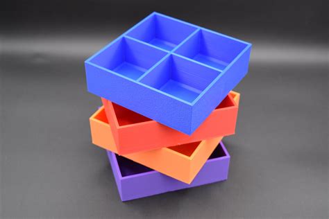 3d Printed Drawer Organizer Hardware Tray Small Parts Organizer Desk Organization Toolbox