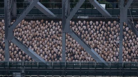 Artist Spencer Tunick Shoots Nude Photo At Story Bridge The Australian