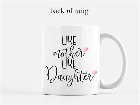 Mother And Daughter Coffee Mug Mothers Day T From Etsy