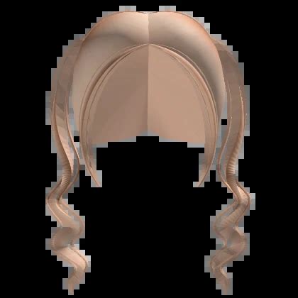 Blonde Curly Pigtails Roblox Item Rolimon S