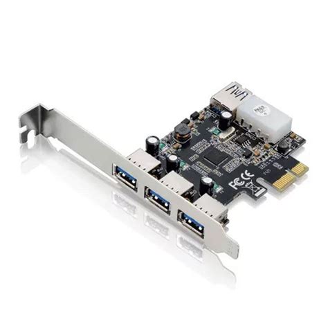 Placa Usb 3 0 C 4 Portas Pci Express X1 Pci E Dp 43 Dex Escorrega