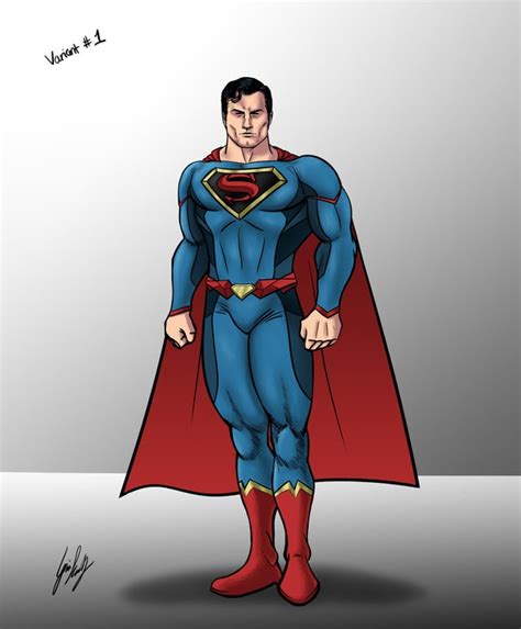 Modern day Fleischer Superman suit concept art. : superman