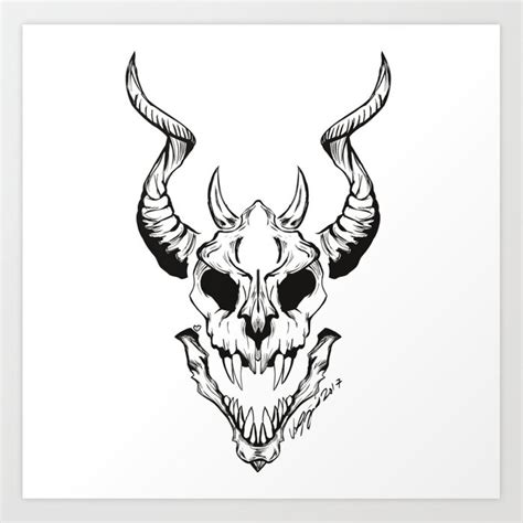 Dragon Skull Drawing at PaintingValley.com | Explore collection of ...