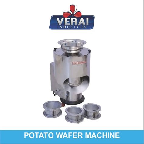 Stainless Steel Potato Chips Cutting Machine Capacity 200 250 Kg