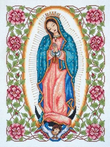 Kit Punto De Cruz Virgen De Guadalupe Envío Gratis