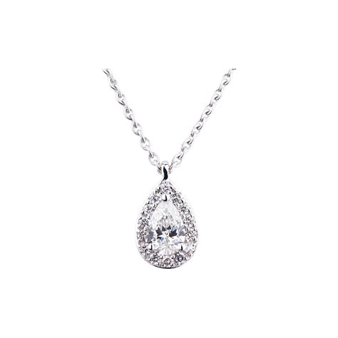 Antoinette Romanov Pendentif Diamant Taille Poire Made In France