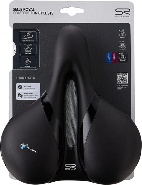 Selle Royal Sattel Respiro Soft Relaxed Schwarz Gel Bequem E Bike