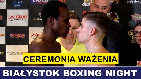 Bia Ystok Boxing Night Ceremonia Wa Enia Youtube