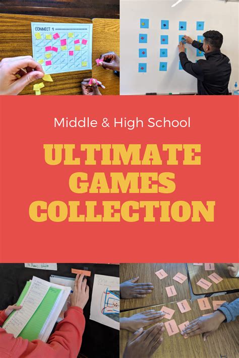 Ultimate Middle & High School Games Collection | Classroom games high ...