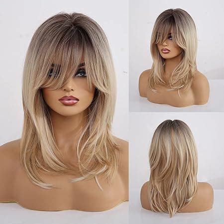 Amazon Alanhair Ombre Blonde Wigs For Women Haircube Shoulder