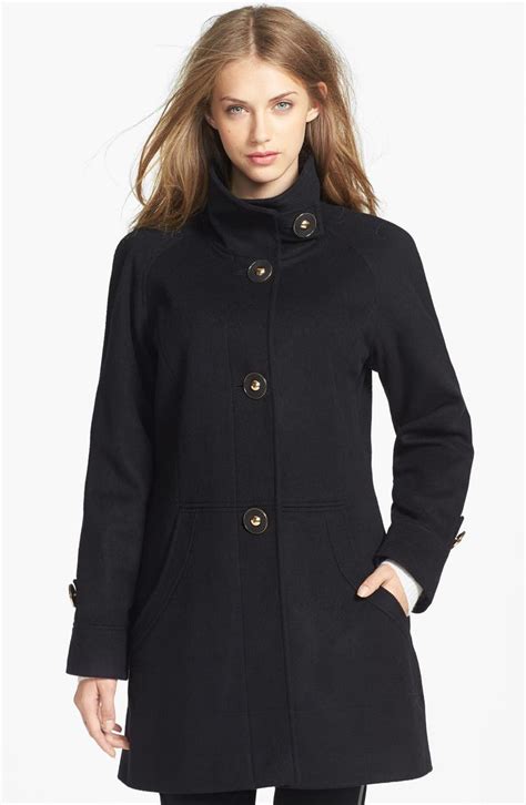 George Simonton Couture Stand Collar Lambswool And Cashmere Coat Nordstrom