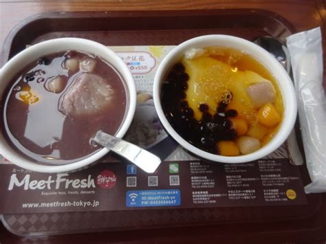 「meetfresh鮮芋仙横浜中華街店」で豆花（トウファ）や芋園の台湾スイーツ！ ハマのくま横浜散歩