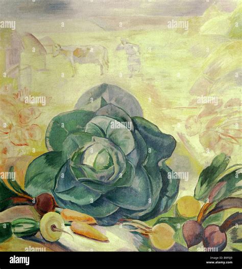 Reproduction Of The Cabbage Painting 1932 By Pavel Kuznetsov From The