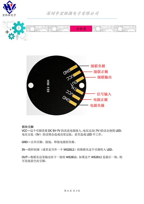 HW 159 LED 全彩RGB 数字显示模块 深圳市宏维微电子有限公司