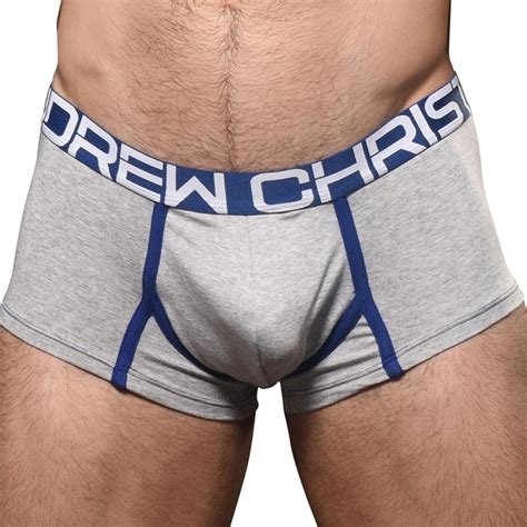 Andrew Christian Boxer Coolflex Modal Show It Gris Chin Inderwear