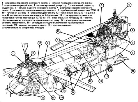 Boeing Vertol Ch 47 Chinook Helicopter Blueprints