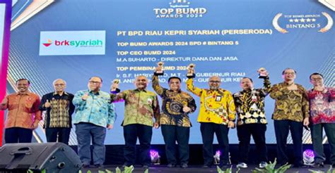 Gubernur Ansar Kembali Raih Penghargaan Top Pembina Bumd