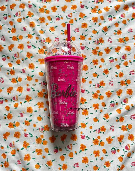 New Miniso Barbie Tumbler New Water Cup Bottle Furniture Home Living