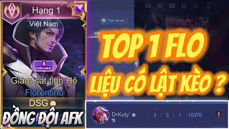 TOP 1 FLO DSG Bất Ngờ Đồng Đội AFK Trên Rank Cận Thách Đấu Trận Đấu 4