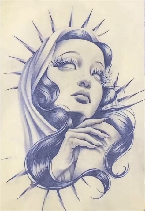 Chicano Art Tattoos Tattoo Art Drawings Tattoo Design Drawings