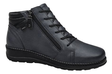 Botki AXEL Comfort 4356 H Marine Gold Na Haluksy Na Zamek Kosela Medic