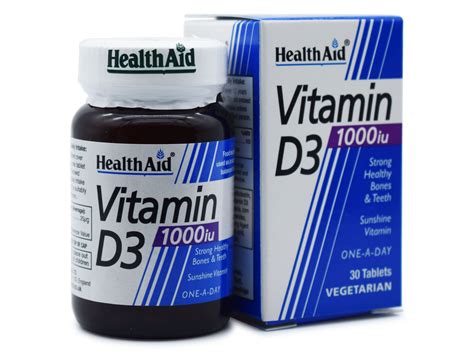 Health Aid Vitamin D3 1000iu 30 Tabs