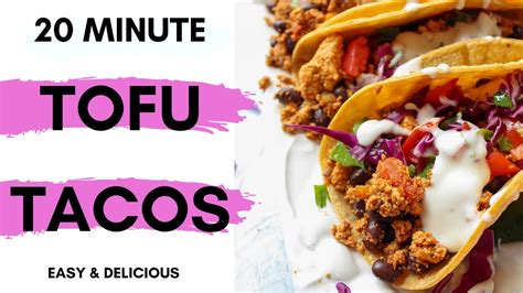 Best Vegan Taco Recipe Easy Tofu Taco With Black Beans Budget Friendly Vegan Dinner Idea