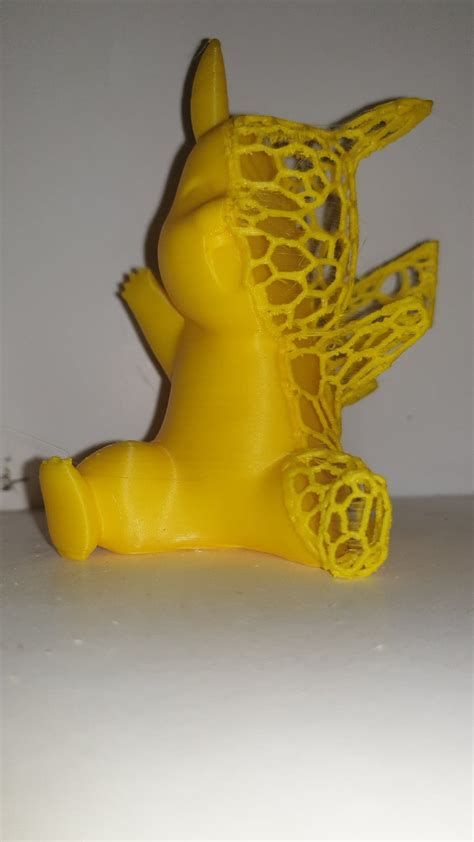 Fichier Stl Gratuit Pikachu Voronoi Id E Pour Impression D