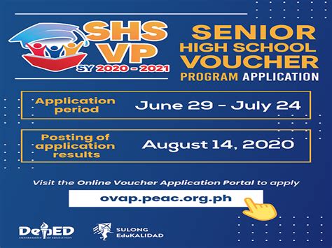 Aplikasyon Para Sa Senior High School Voucher Program Ng Deped Simula