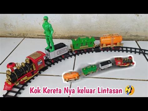 Main Kereta Keretaan Tapi Tiba Tiba Kereta Nya Kok Keluar Lintasan