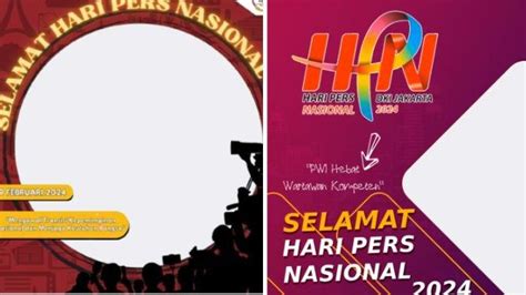 20 LINK Twibbon Dan Ucapan Selamat Hari Pers Nasional 2024 Bagikan Di