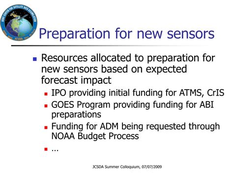 Ppt Overview Of The Joint Center For Satellite Data Assimilation