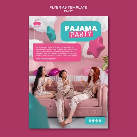 Sexy Pajama Party Flyer Images Free Download On Freepik