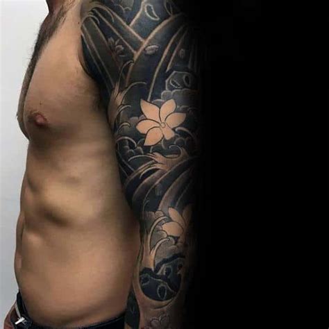 60 Japanese Wave Tattoo Designs For Men Oceanic Ink Ideas