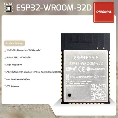 Original Espressif ESP32 Wifi Module ESP32 WROOM 32D 4MB 8MB 16MB Wifi