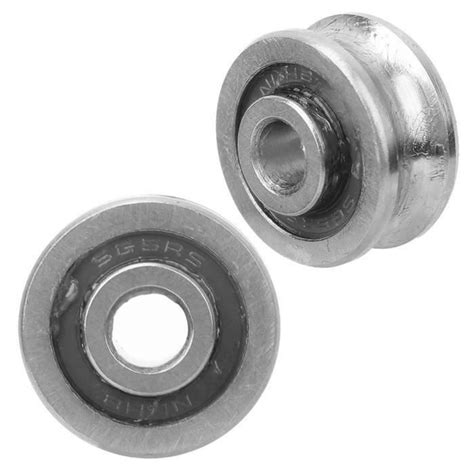 AZ07209 Qiilu Roulement De Guidage 10 Pcs U Rainure Bearing SG15 Track