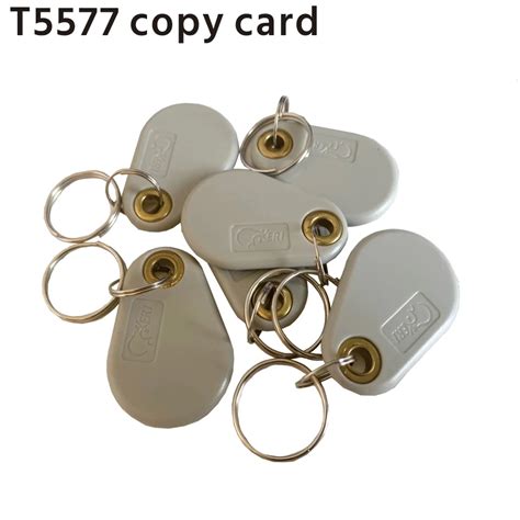 2023 New 125KHz T5577 RFID Key Tags EM4305 Ring Tokens Writable Keyfob