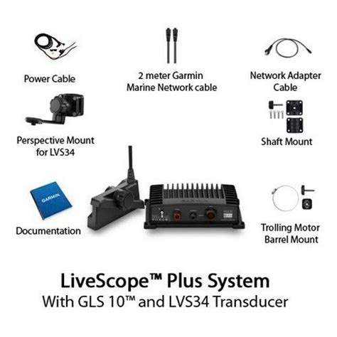 Garmin Panoptix Livescope Plus With Lvs34 Transducer And Gls 10 Sonar Black Box Boatyard Malaysia