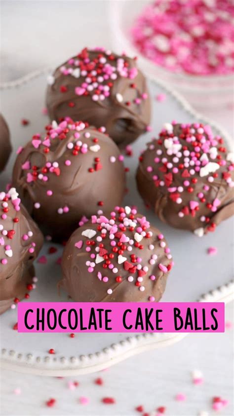 Chocolate Cake Balls | Chocolate, Chocolate cake, Fun desserts