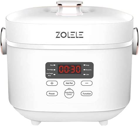 Zolele Zb500 Multifunctional Electric Rice Cooker With 3l Capacity Smart Low Sugar Rice Cooker