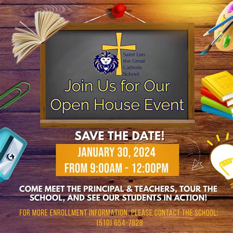 Saint Leo the Great School Open House 2024 | St Leo SchoolOakland