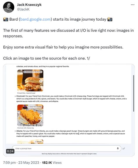 Google Bard zeigt jetzt Bilder und deren Quellen in seinen Antworten