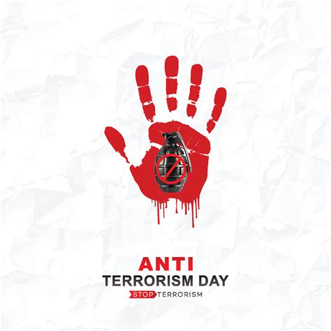 Anti Terrorism Day Poster Background Post And Card 21 May World